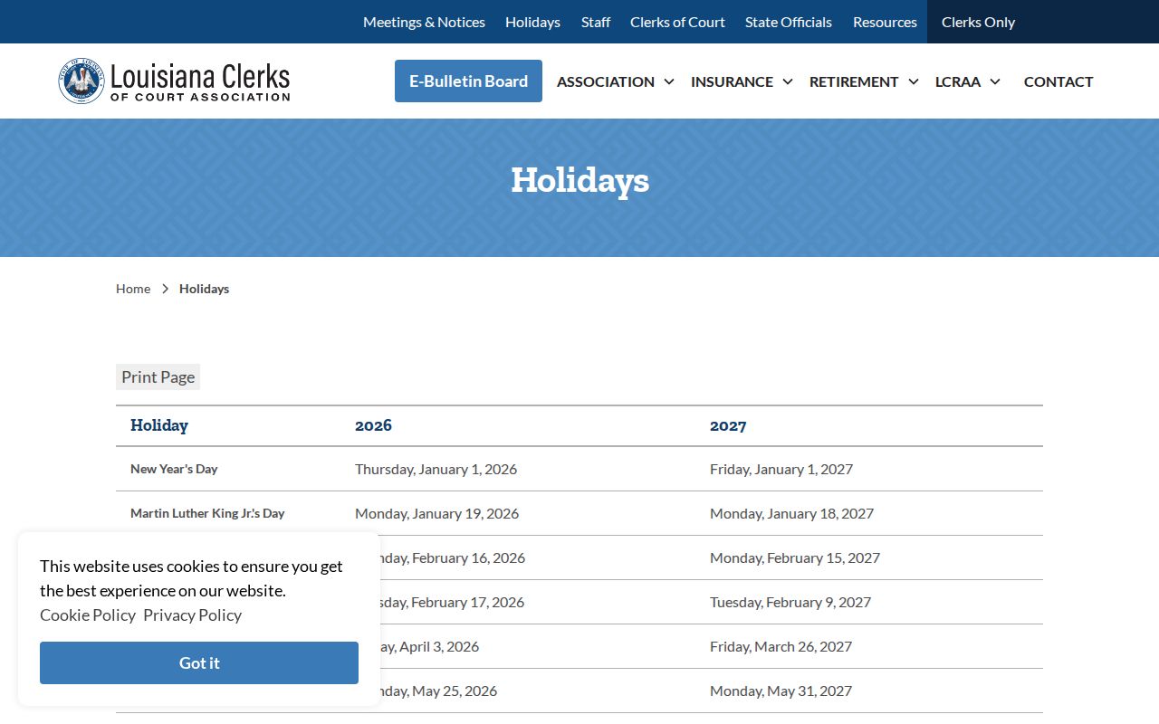 Red River Parish court docket courthouse holiday source